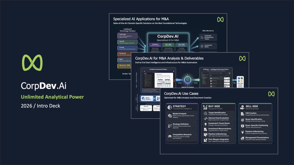 CorpDev.Ai Intro Pitch Deck Cover