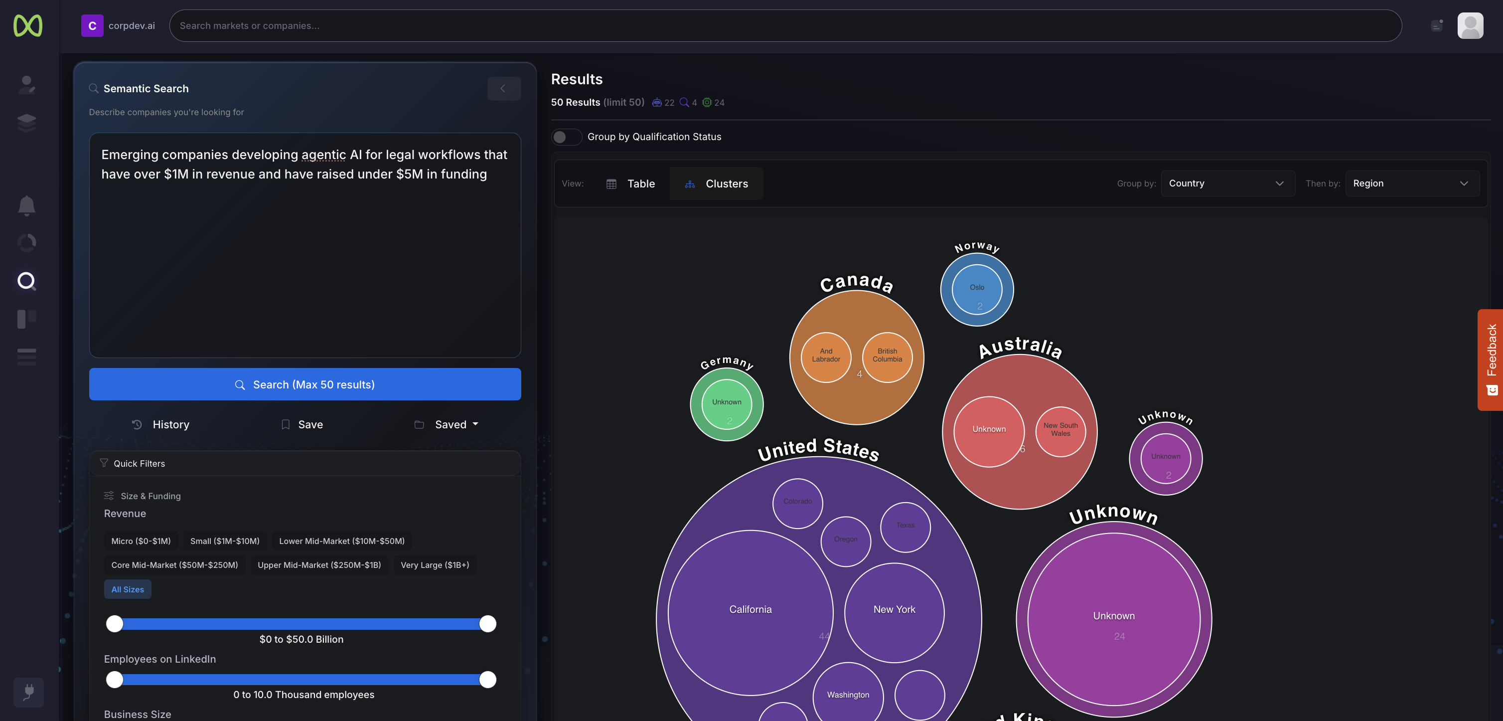 Intelligent Target Sourcing Interface