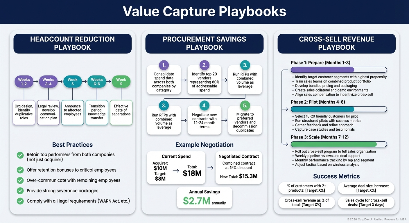 Value Capture Playbooks - Visual Overview