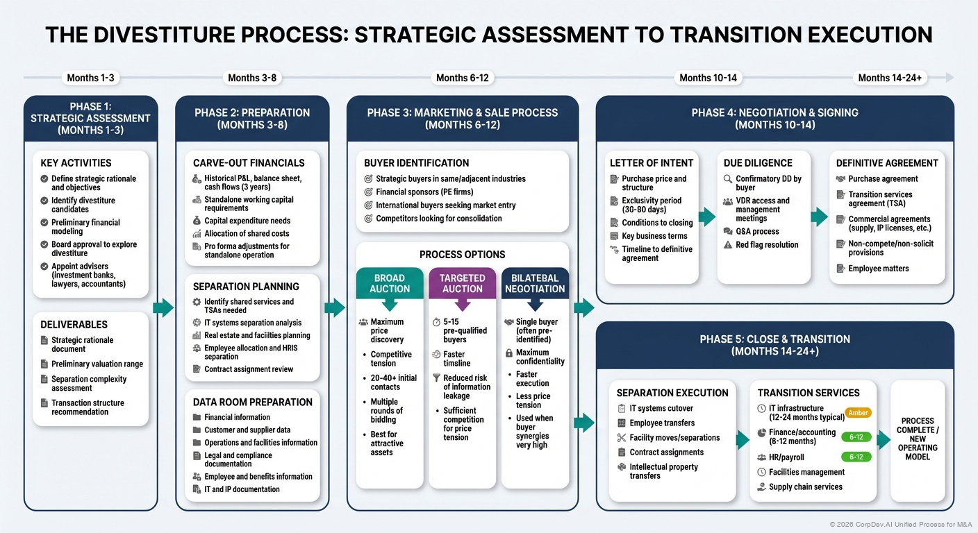 The Divestiture Process - Visual Overview