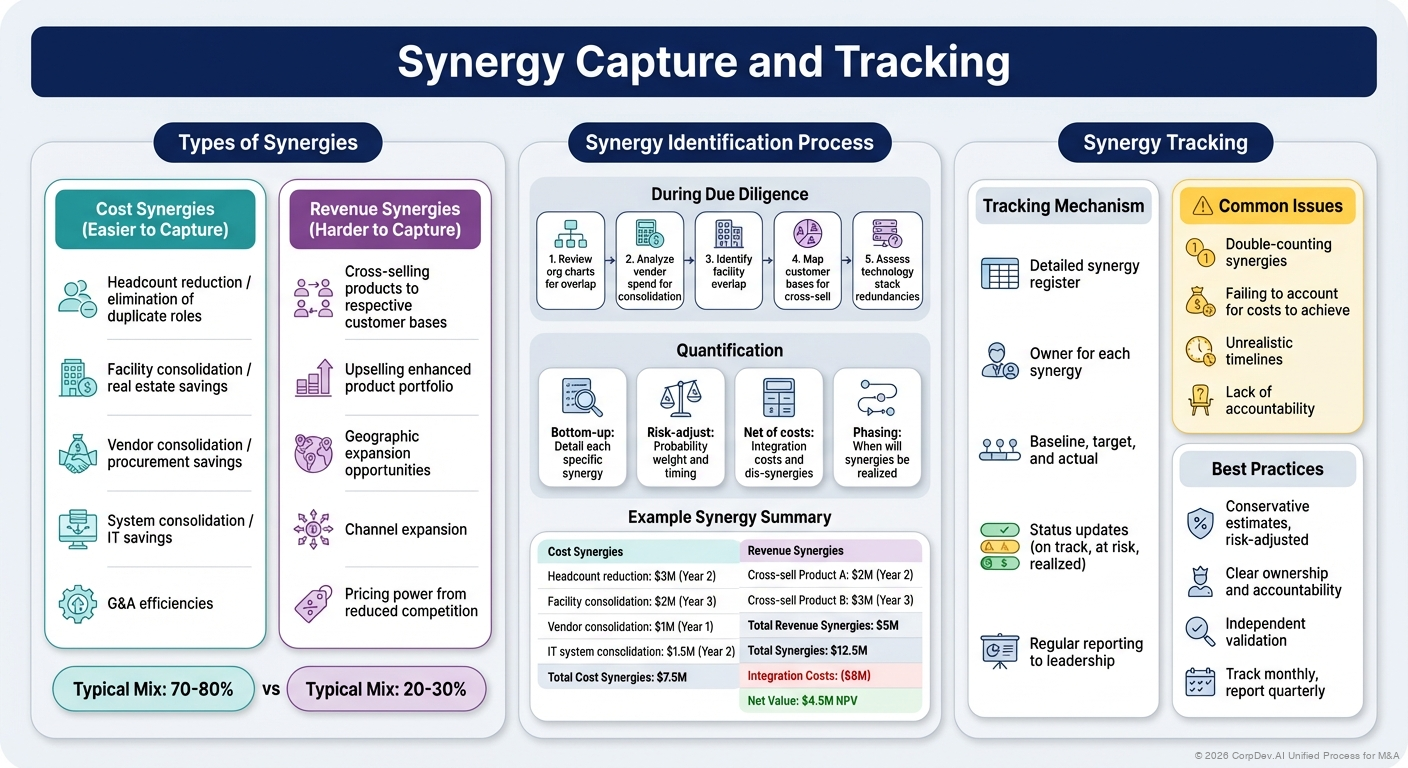 Synergy Capture and Tracking - Visual Overview