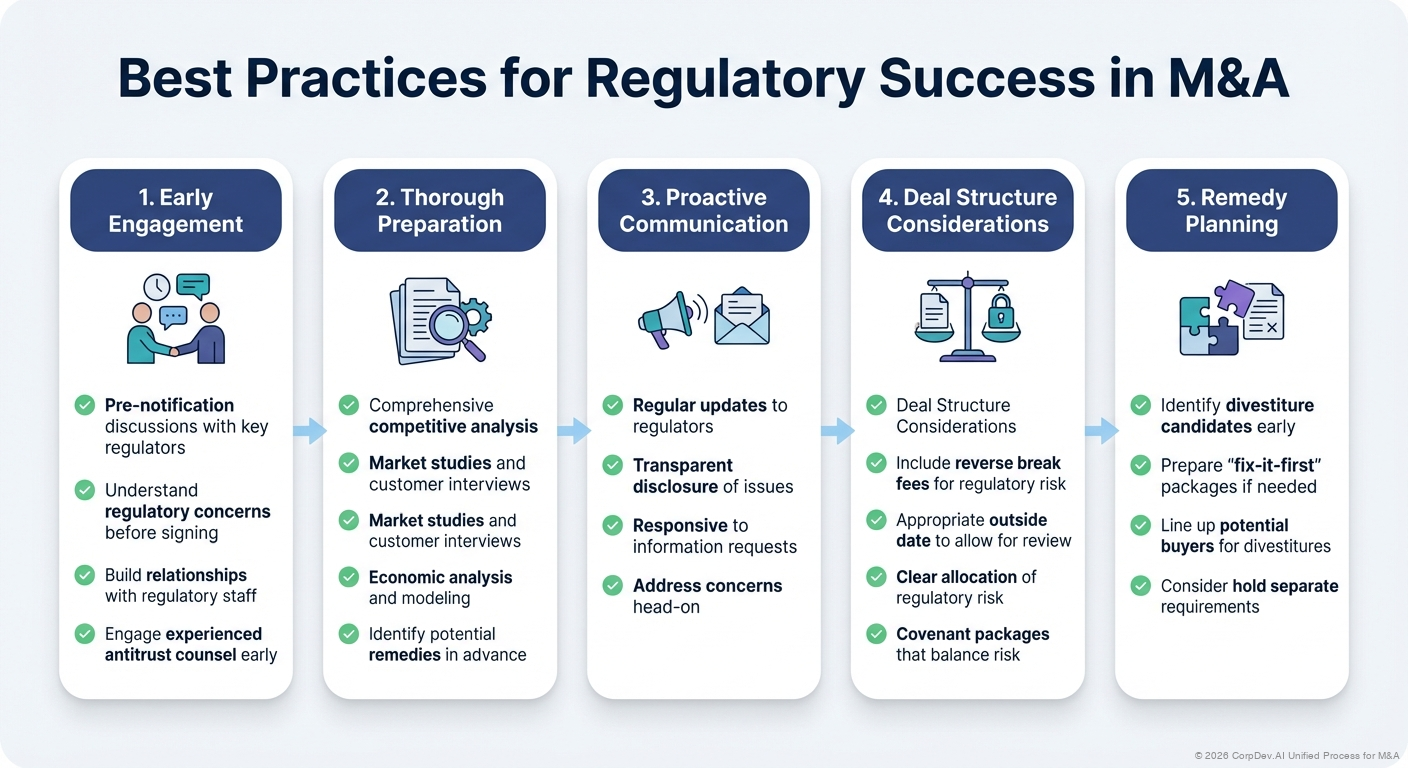 Best Practices for Regulatory Success - Visual Overview