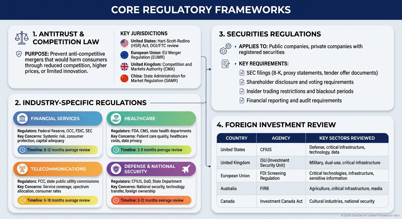 Core Regulatory Frameworks - Visual Overview